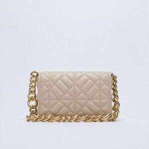 NWOT ZARA QUILTED SHOULDER BAG